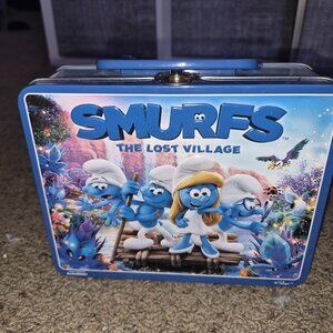Smurfs: The Lost Village metal lunchbox